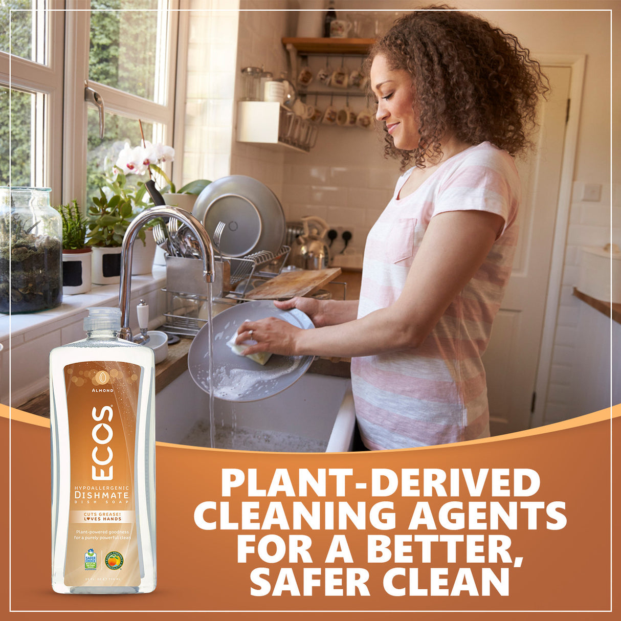 ECOS Dishmate, Almond 25 OZ