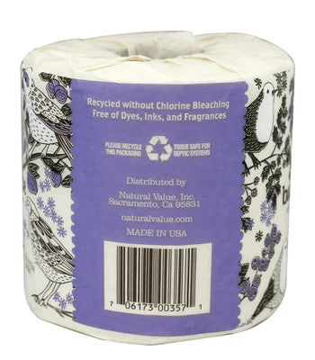 NATURAL VALUE Bathroom Tissue, 500/roll