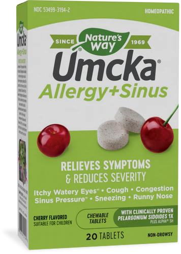 Nature's Way Umcka® Allergy & Sinus 20 Chw Tb