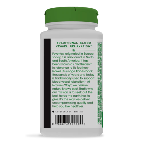 Nature's Way Feverfew Herb 180 Vgn Cp