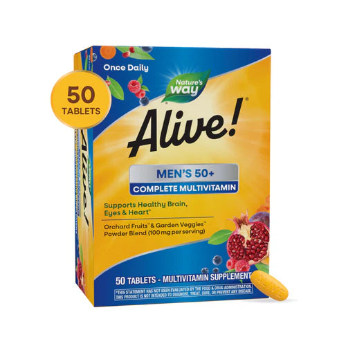Nature's Way Alive!® Men's 50+ 50 Tabs 3/bnd