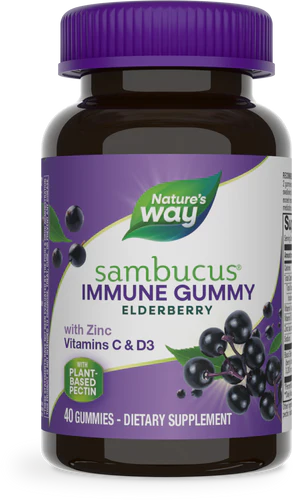 Nature's Way Sambucus Gummies Immune Support 40 Gummies