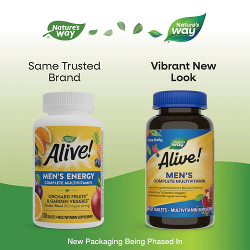 Nature's Way Alive!® Men's Energy 130 Tabs
