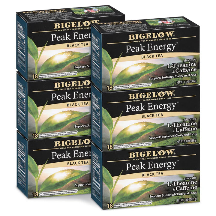 Peak Energy Black Tea with L-Theanine & Caffeine