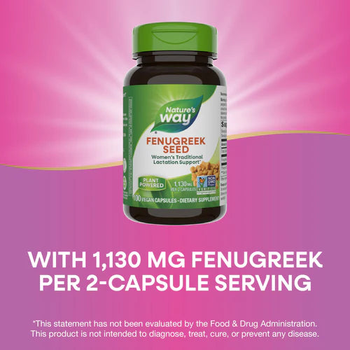 Nature's Way Fenugreek Seed 100 Vgn Cp