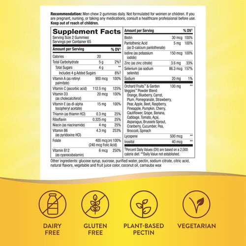 Nature's Way Alive! Men's Multi Gummy 130 Gummies