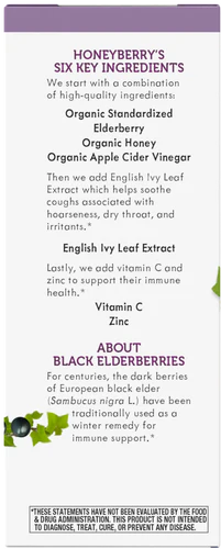 Nature's Way Sambucus® Kids HoneyBerry™ Cough Syrup 4 Fl Oz