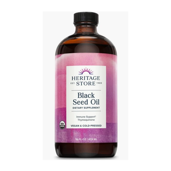 Heritage Store Black Seed Oil 16floz