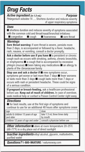 Nature's Way Umcka® ColdCare Original Drops 1 Fl Oz