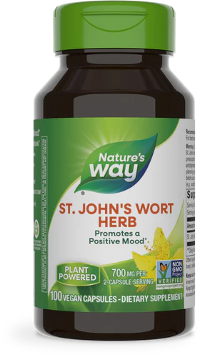 Nature's Way St. John’s Wort Herb 100 Vgn Cp
