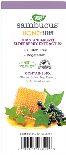Nature's Way Sambucus® Kids HoneyBerry™ Cough Syrup 4 Fl Oz