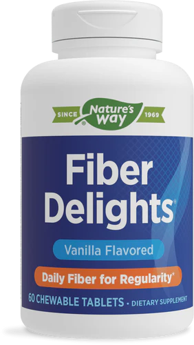 Nature's Way Fiber Delights® Vanilla Flavor 60 Chw Tb