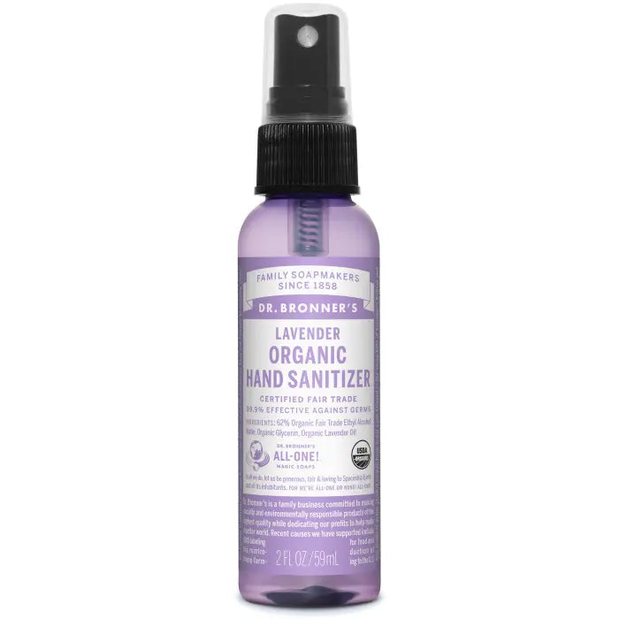 DR. BRONNER'S MAGIC SOAPS LAVENDER HAND SANITIZER 2OZ