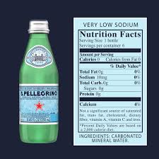 SAN PELLEGRINO Mineral Water, Glass 1 LTR