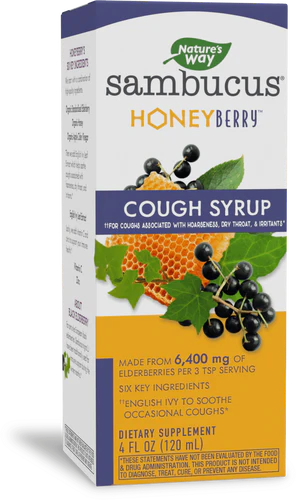 Nature's Way Sambucus® HoneyBerry™ Cough Syrup 4 Fl Oz