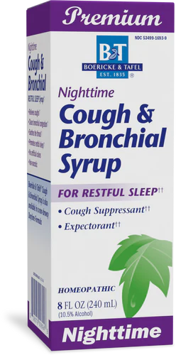 Nature's Way Cough & Bronchial Nighttime Syrup 8 Fl Oz
