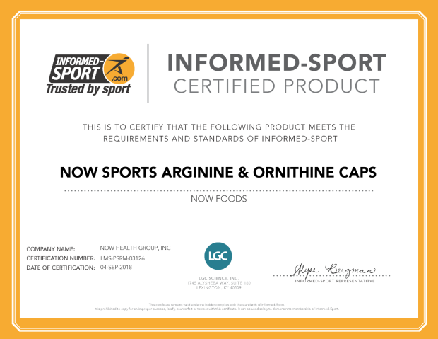 Now ARGININE/ORNITHINE 250 VCAPS