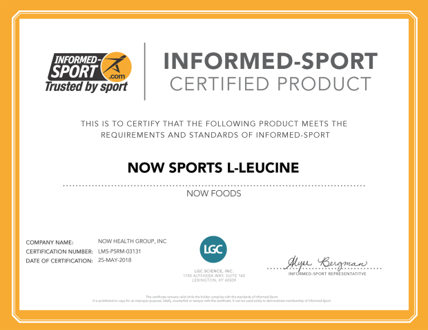 Now L-LEUCINE POWDER (INSTANTIZED) 9 OZ