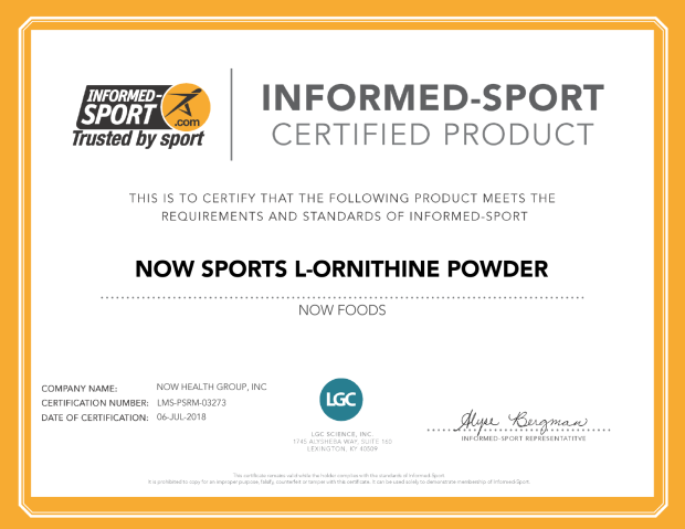 Now L-ORNITHINE POWDER 8 OZ