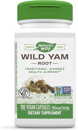 Nature's Way Wild Yam Root 100 Vgn Cp