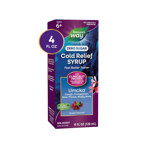 Nature's Way Umcka® ColdCare Sugar-Free Grape Syrup 4 Fl Oz