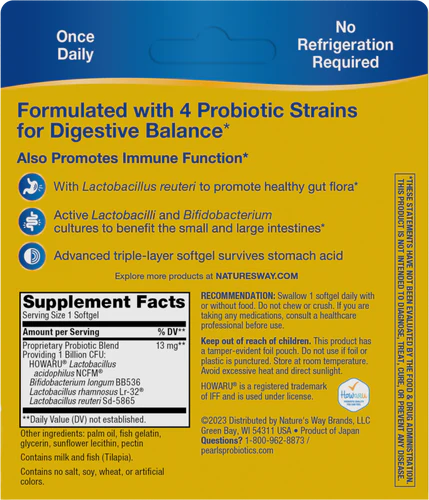 Nature's Way Primadophilus® Reuteri Pearls 60 Sg