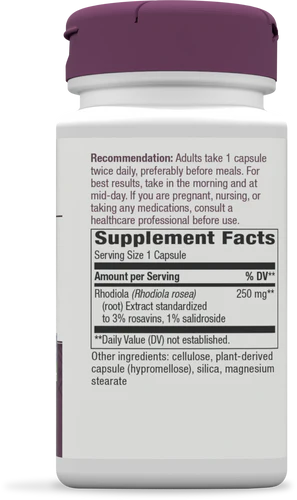 Nature's Way Rhodiola Premium Extract 60 Vgn Cp