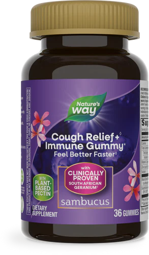Nature's Way Sambucus Relief Adult Gummy 36 Gummies