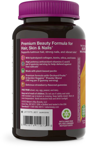 Nature's Way Alive!® Hair, Skin & Nail Gummy 60 Gummies
