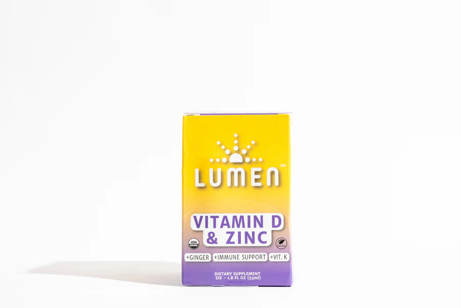 Lumen shot vitamin d and zinc 1.8 oz