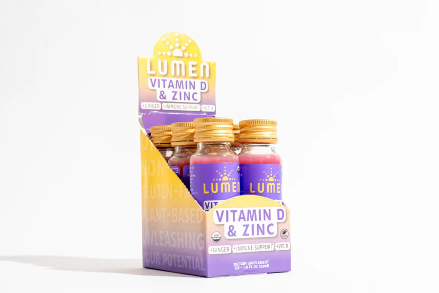 Lumen shot vitamin d and zinc 1.8 oz