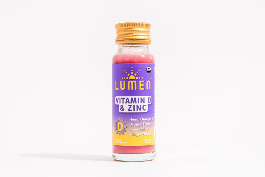 Lumen shot vitamin d and zinc 1.8 oz
