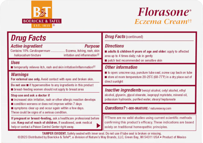 Nature's Way Florasone® Cardiospermum Cream 1 Oz Cream