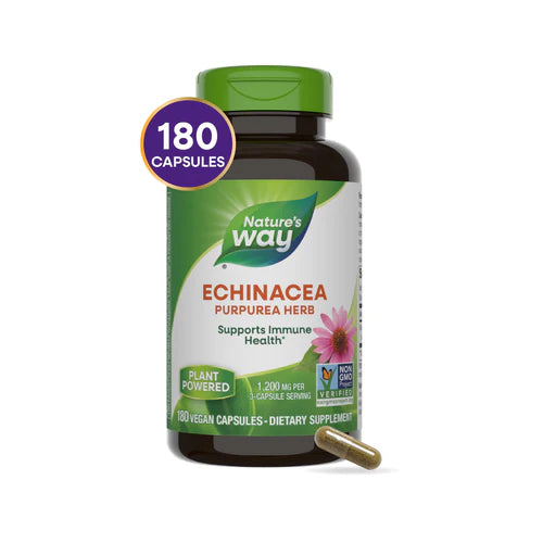 Nature's Way Echinacea Purpurea Herb 180 Vgn Cp