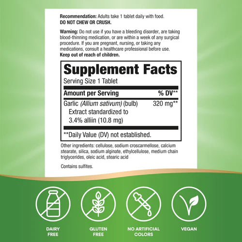 Nature's Way Garlinase® 5000 30 Tb