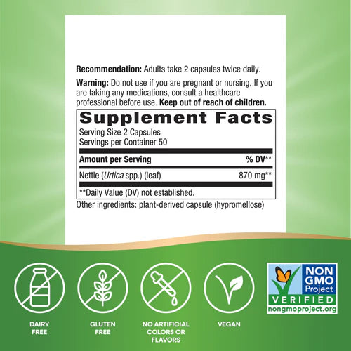 Nature's Way Nettle Leaf 100 Vgn Cp