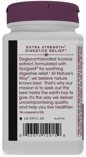 Nature's Way DGL Ultra Premium Extract 90 Vgn Cp