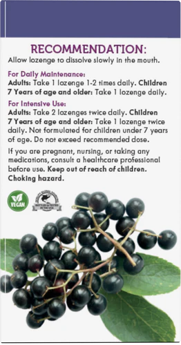 Nature's Way Sambucus Original Lozenge 30 Loz