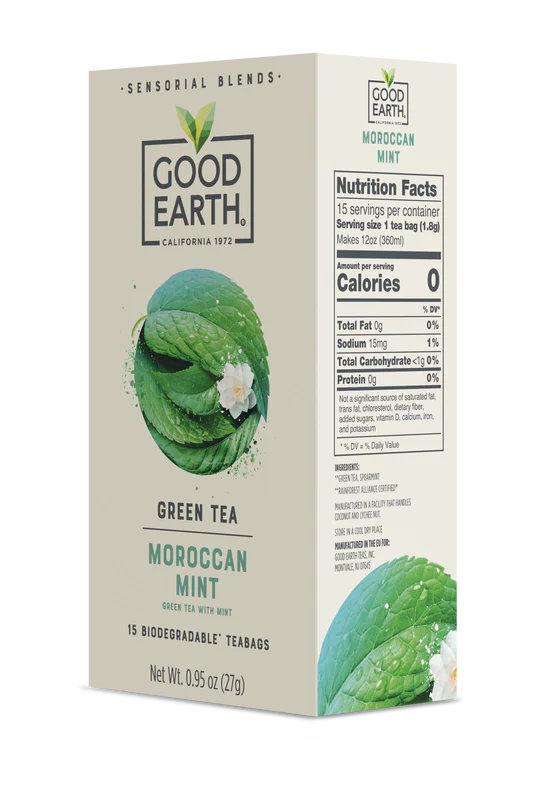 GOOD EARTH TEAS Sensorials Moroccan Mint 15 BAG