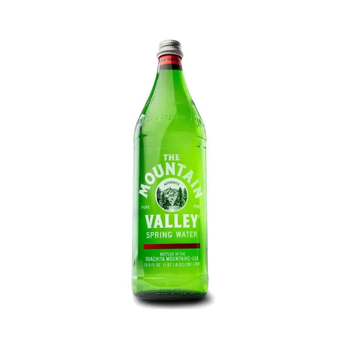 MOUNTAIN VALLEY SPRING WATER Premium, Glass 1 LTR