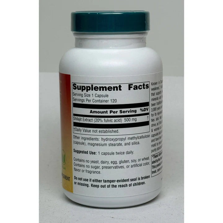 PLANETARY AYURVEDICS SHILAJIT EXTRACT 500MG VC 60C