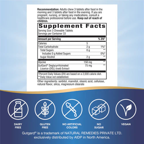 Nature's Way DGL (Sugar Free) 100 Chw Tb