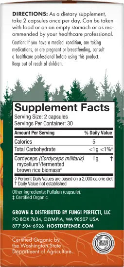 Host Defense Cordyceps 60 count
