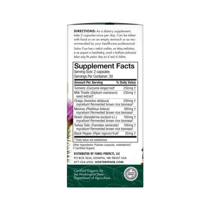 Host Defense MycoBotanicals® Liver* 60 count