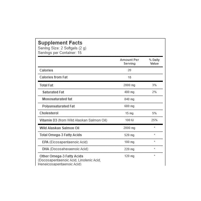 New Chapter Wholemega Fish Oil 30Soft Gels