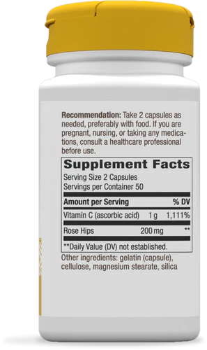 Nature's Way Vitamin C with Rose Hips 100 Cp