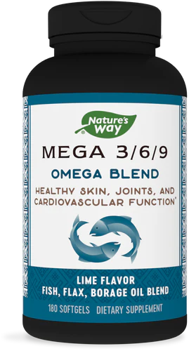 Nature's Way Mega 3/6/9 Omega Blend 1350 mg 180 Sg