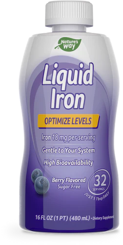 Nature's Way Liquid Iron 18 mg 16 Fl Oz