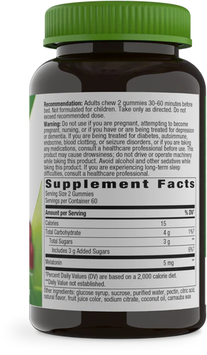 Nature's Way Melatonin Gummy 120 Gummies