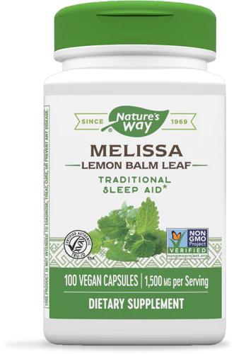 Nature's Way Melissa Lemon Balm Leaf 100 Vgn Cp